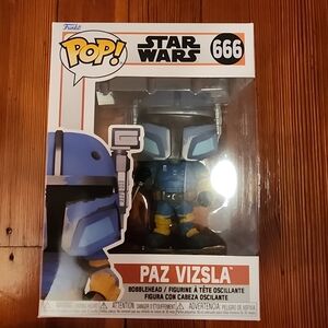 Star Wars Funko Pop Paz Vizsla 666 Bobblehead